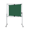 TABLEAU MOBILE REVERSIBLE 100X120CM BLANC/VERT